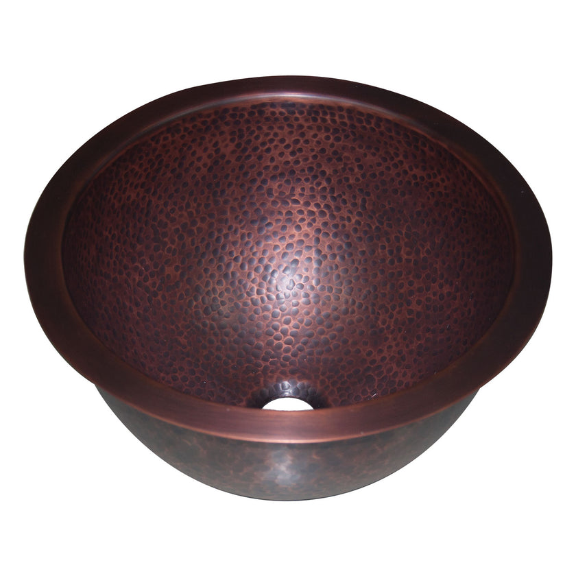 Copper Sink 14×8 Medium Antique Hammered