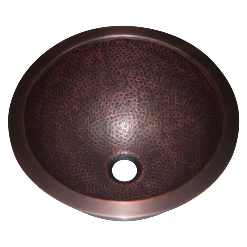 Copper Sink 14×8 Medium Antique Hammered