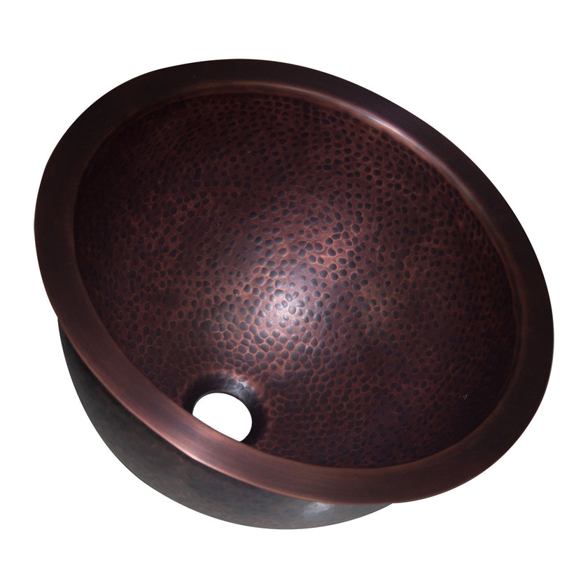 Copper Sink 14×8 Medium Antique Hammered