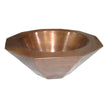 Copper Sink Double wall Decagon Shape