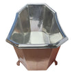 Coppersmith Eight Sided Clawfoot Copper Nickel Freestanding Bath