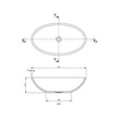 BC Designs Tasse Gio Cian Countertop Basin