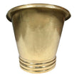 Coppersmith Full Hammered Brass Cascading Base Freestanding Bath