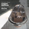 Coppersmith Big Straight Base Copper Nickel Freestanding Bath