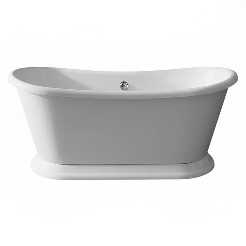 Bayswater Double Ended Boat Bath Gloss White 1700x750 BAYB117