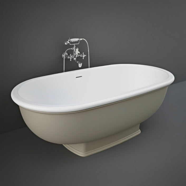 Rak Washington Greige Freestanding Bath 1560 x 810 WTBT15681505