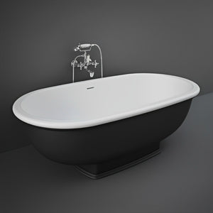 Rak Washington Black Freestanding Bath 1560 x 810 WTBT15681504