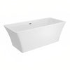 Aqua Minimal Gloss White Freestanding Bath 1700 x 800