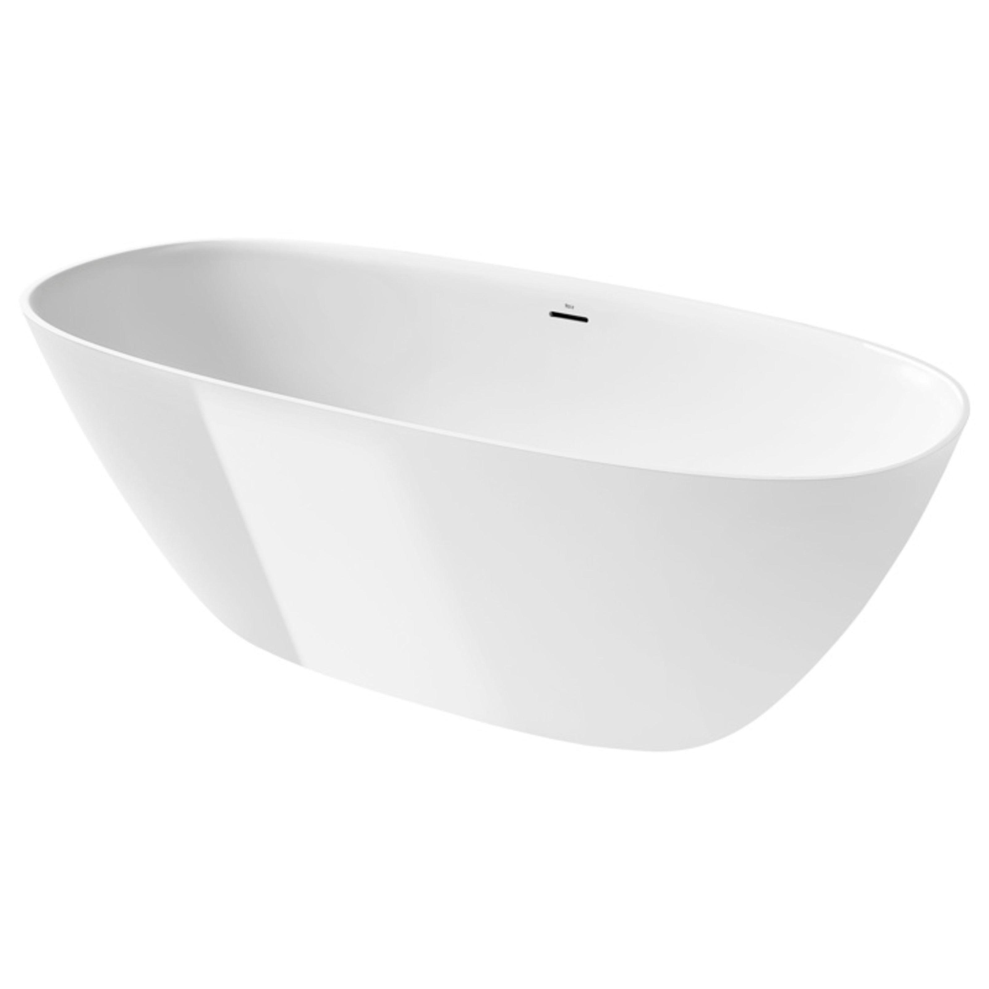 Roca Ariane Stonex White Freestanding Bath All Colours 1650 x 750