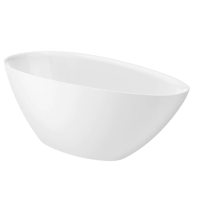 Roca Kauai Gloss White Freestanding Bath All Colours 1600 x 750