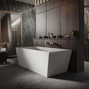 Trojan Marlborough Twin Skin Gloss White Freestanding Bath 1700 x 800