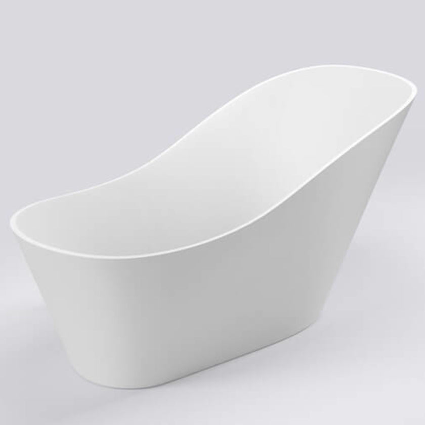 Trojan Winton Twin Skin Gloss White Freestanding Bath 1700 x 720