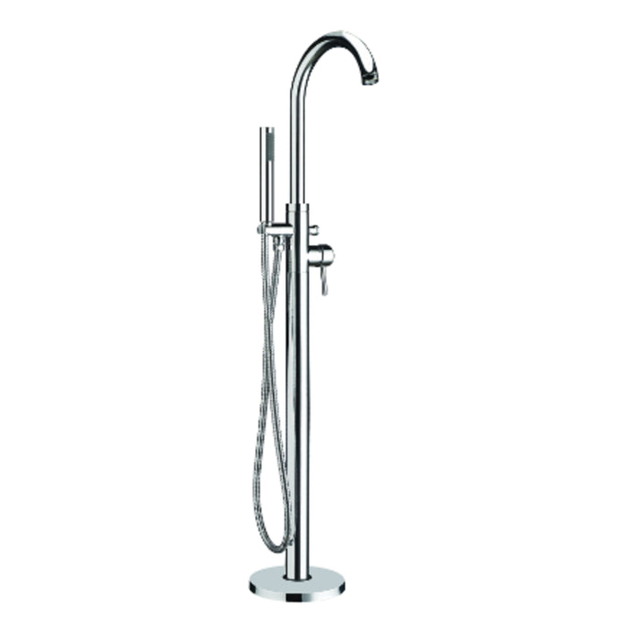Aqua Pano Freestanding Bath Shower Chrome Hand Shower P00561 T7368