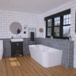 Trojan Darlington Twin Skin Gloss White Freestanding Bath 1700 x 800