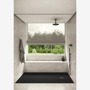 SHOWER TRAY URBAN SLATE 160 100 MIDNIGHT BLACK