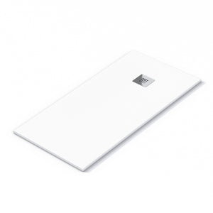 SHOWER TRAY URBAN SLATE 140 90 ARCTIC WHITE