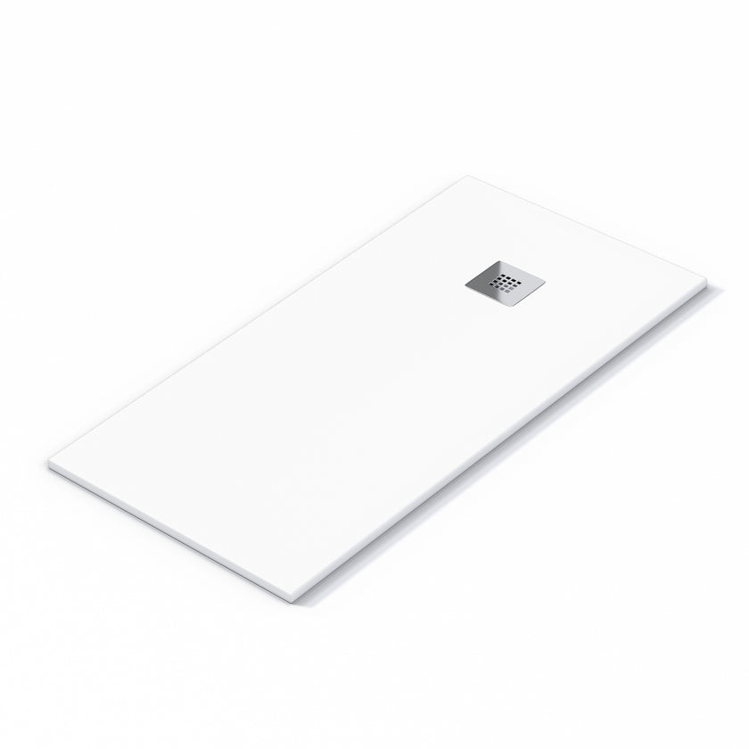 SHOWER TRAY URBAN SLATE 200 100 ARCTIC WHITE