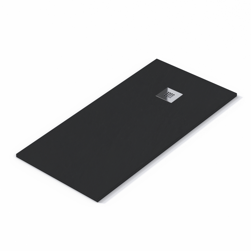 SHOWER TRAY URBAN SLATE 190 90 MIDNIGHT BLACK