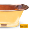 Coppersmith Creations Copper Yellow Freestanding Bath