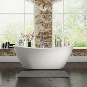 Aqua Edition Aphrodite Gloss White Freestanding Bath