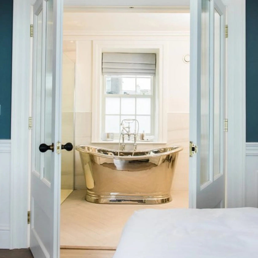 BC Designs Nickel Freestanding Boat Bath All Sizes