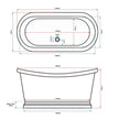 BC Designs Tin Freestanding Boat Bath All Sizes