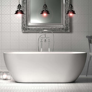 Charlotte Edwards Belgravia Gloss White Freestanding Bath - bathlux.co.uk