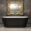 Charlotte Edwards Grosvenor Gloss Black Freestanding Bath - bathlux.co.uk