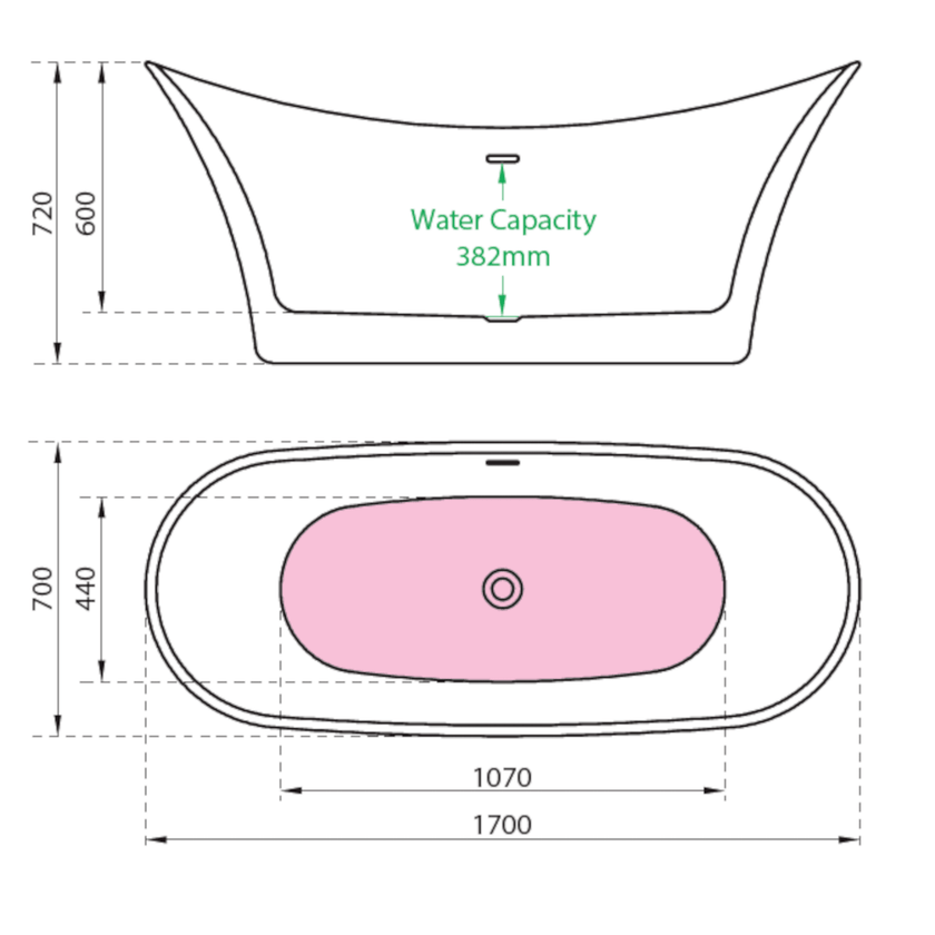 Charlotte Edwards Harrow Gloss White Freestanding Bath - bathlux.co.uk