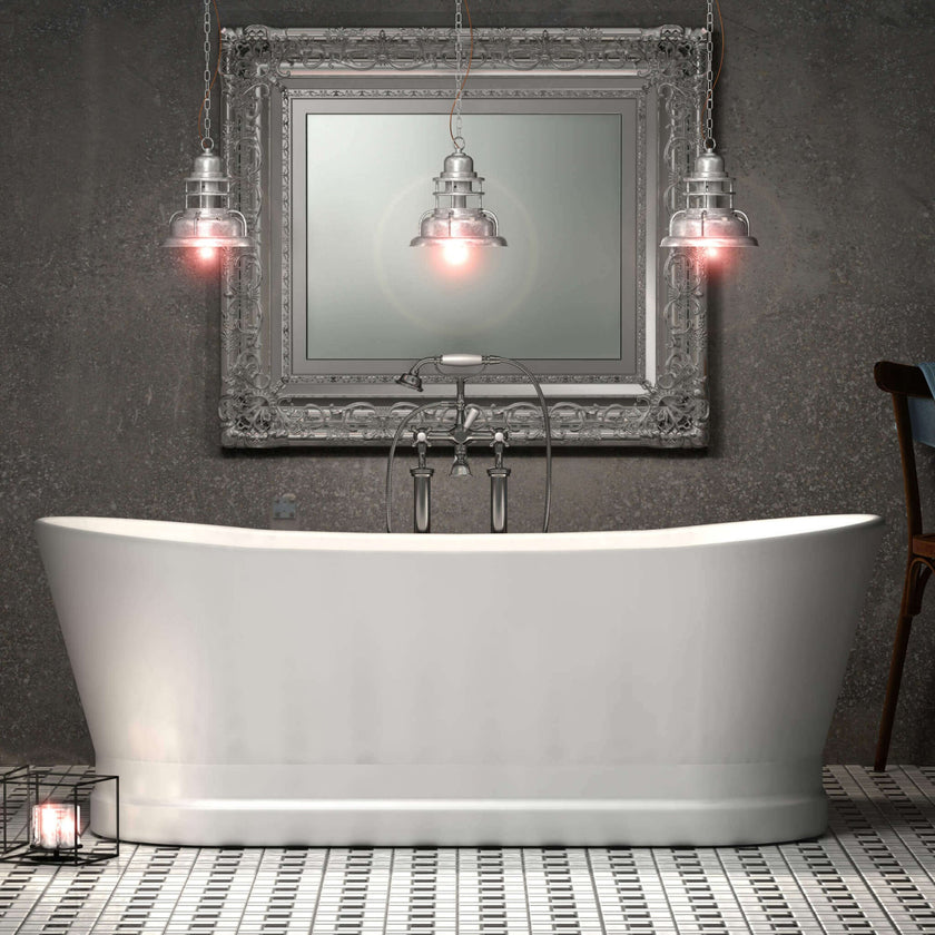 Charlotte Edwards Jupiter Gloss White Freestanding Bath