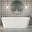 Charlote Edwards Mimas Gloss White Freestanding Bath