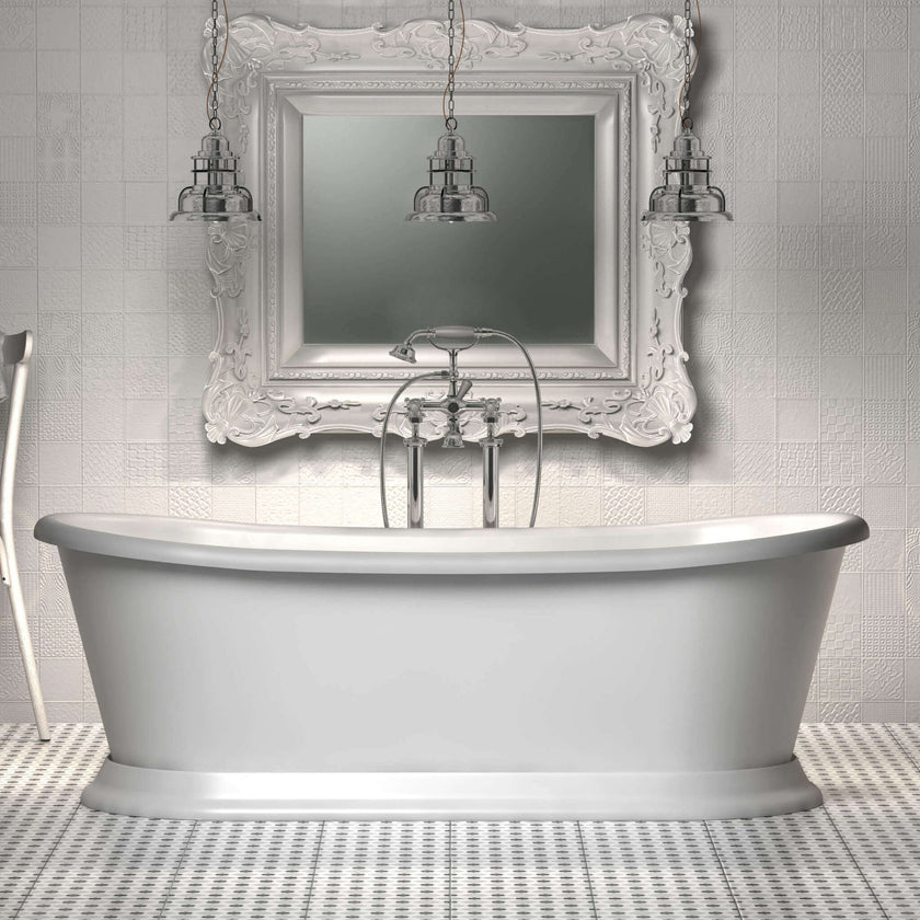 Charlotte Edwards Rosemary Gloss White Freestanding Bath