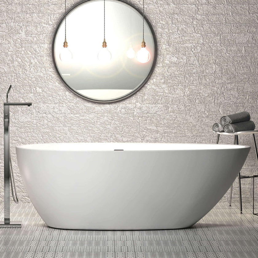 Charlotte Edwards Ruby Gloss White Freestanding Bath - bathlux.co.uk