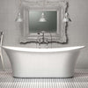 Charlotte Edwards Admiralty Gloss White Freestanding Bath - bathlux.co.uk