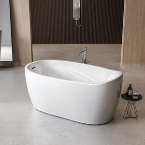 Charlotte Edwards Ceres Gloss White Freestanding Bath