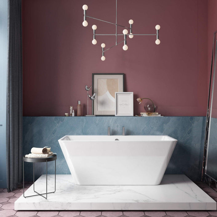 Charlotte Edwards Eris Gloss White Freestanding Bath - bathlux.co.uk