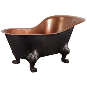 Coppersmith Creations Clawfoot Copper Chinese Style The Bridgerton Freestanding Bath
