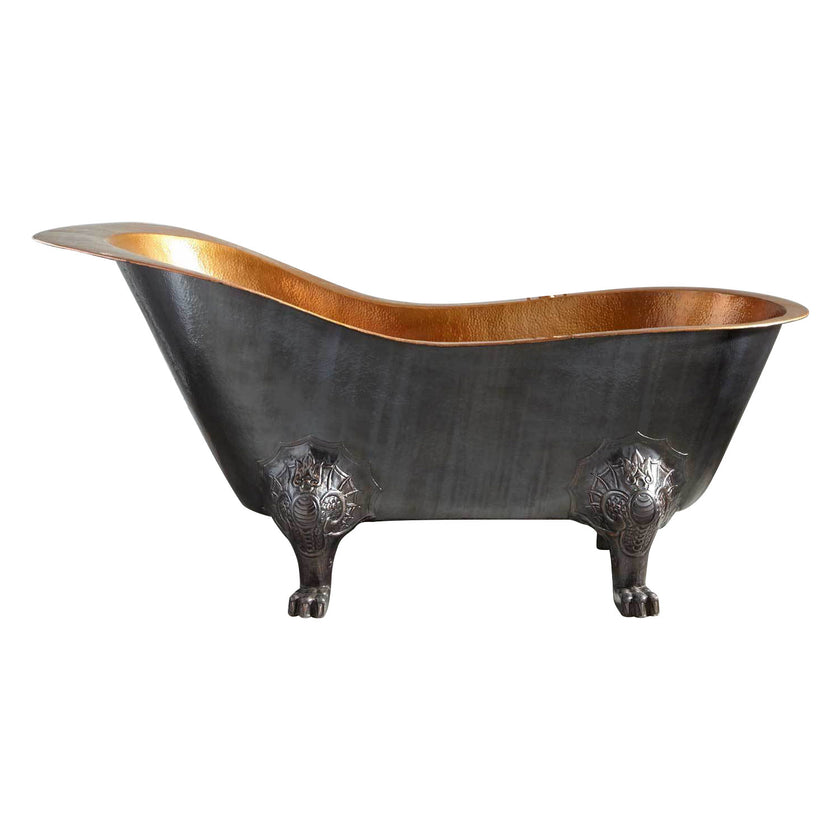 Coppersmith Creations Clawfoot Copper Chinese Style The Bridgerton Freestanding Bath