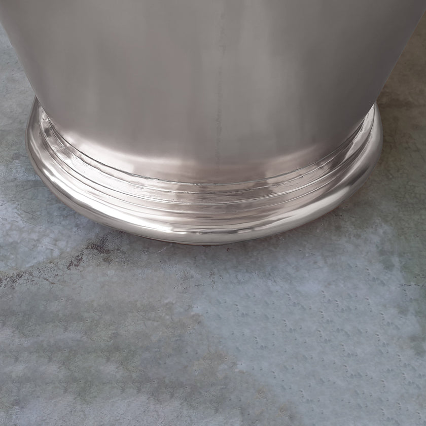 Coppersmith Creations Copper Nickel Finish Freestanding Bath