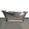 Coppersmith Creations Copper Nickel Finish Freestanding Bath