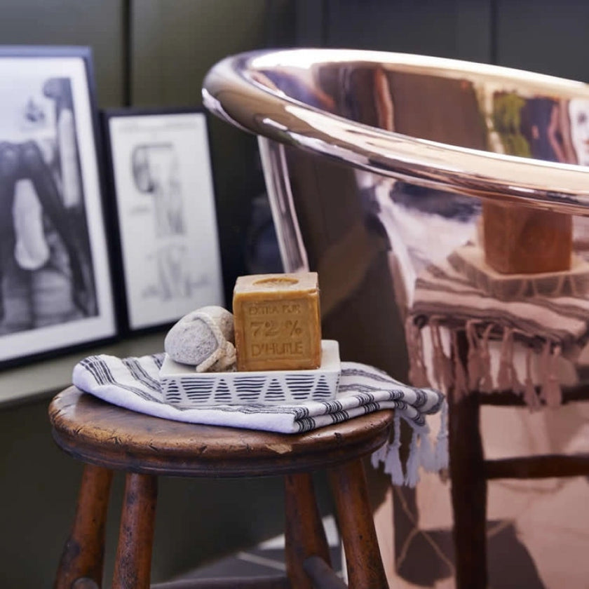 BC Designs Polished Copper Freestanding Boat Bath All Sizes