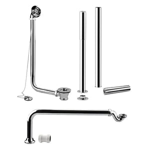 Hudson Reed Luxury Roll Top Bath Pack - Chrome