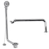 Hudson Reed Luxury Exposed Bath Drainage Kit - Chrome