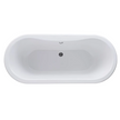 Nuie Grosvenor 1700 x 745mm Double Ended Roll Top Freestanding Bath