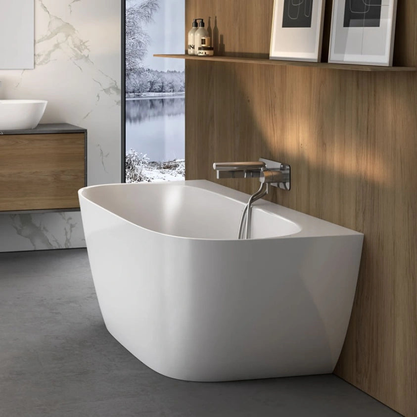 Victoria & Albert Lussari Back to Wall Freestanding Bath All Sizes