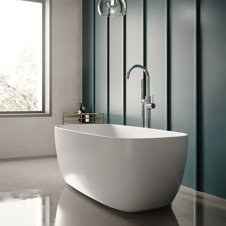 Hudson Reed Bella L1495 x W720mm Square Freestanding Bath