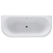 Old London Kenton 1690 x 745 'D' Shaped Back To Wall Freestanding Bath