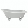 Nuie Kensington 1500 x 730mm Small Roll Top Slipper Freestanding Bath