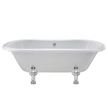 Nuie Grosvenor 1500 Small Double Ended Roll Top Freestanding Bath