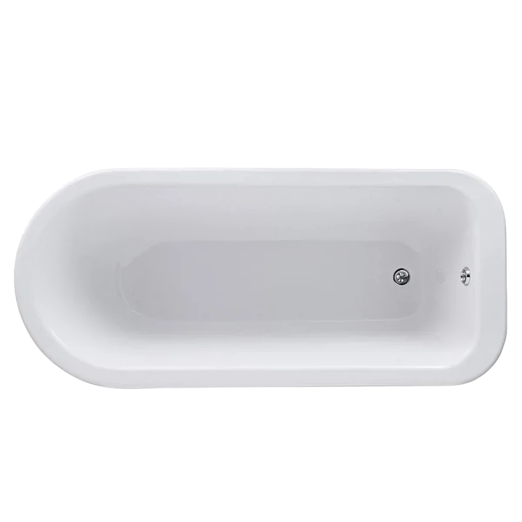 Nuie Berkshire 1700 x 750mm Single Ended Roll Top Freestanding Bath